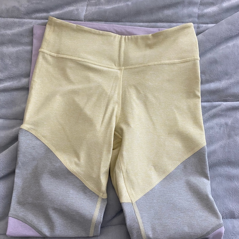 Outdoor voices multi-colored leggings